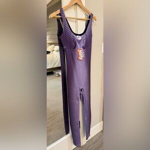 Yitty Women’s Headliner Shaping Catsuit in Color Purple Galaxy Size M NWT